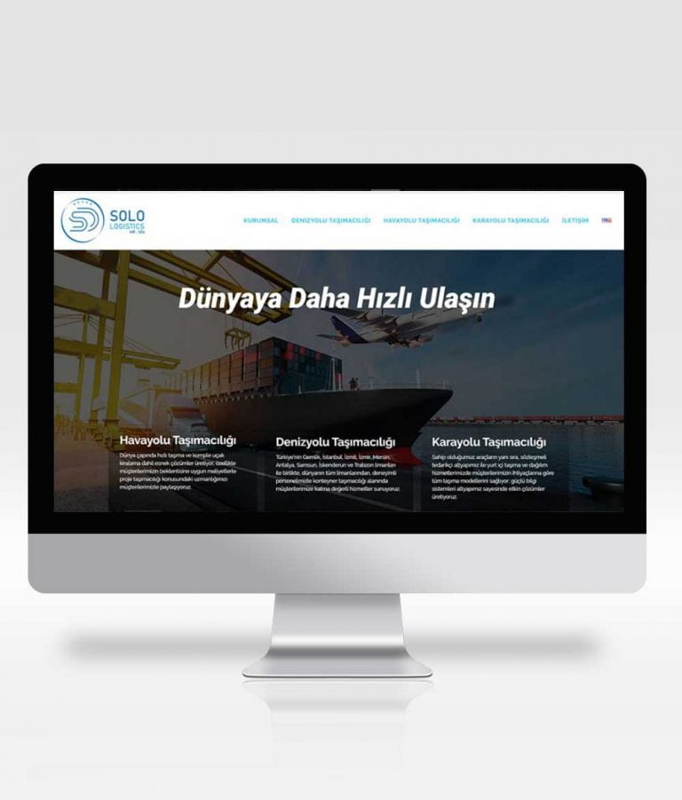 Solo Air Sea Logistics Kurumsal Website Tasarımı