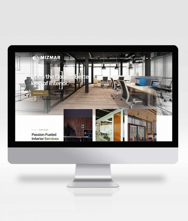 Mizmar Collection Kurumsal Website Tasarımı
