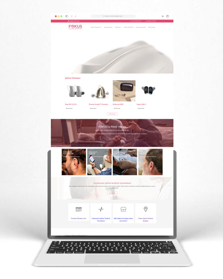 Fokus Ses İşitme Kurumsal Website Tasarımı