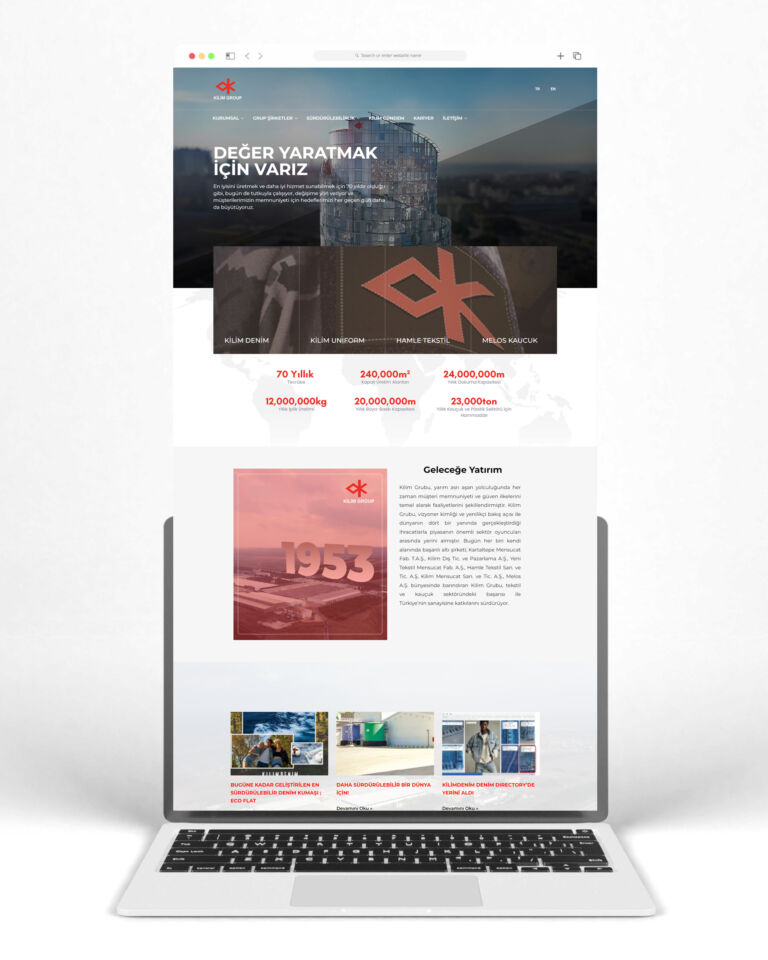 Kilim Group Kurumsal Web Tasarım