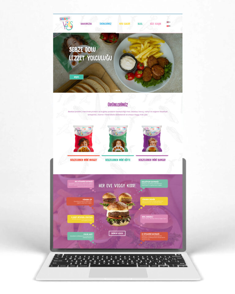 Veggy Kids Web Tasarım